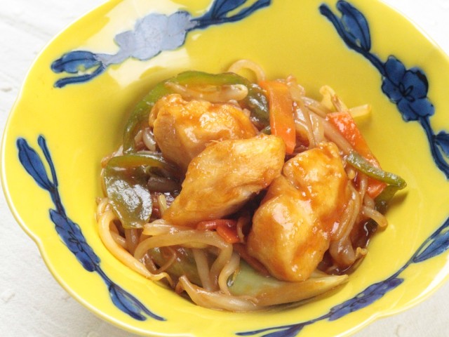 シャキシャキ！もやしの酢鶏