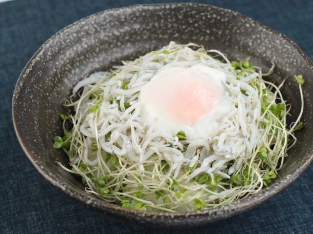 【管理栄養士監修】しらすとスプラウトの丼ぶり