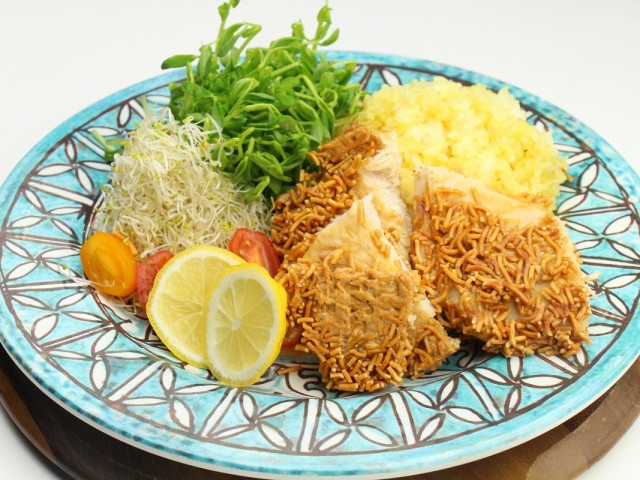 野菜たっぷり！まるで唐揚げワンプレート