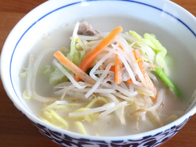 黒豆もやし野菜ラーメン