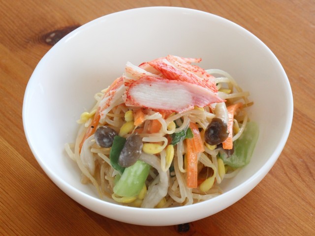 便利なおかず野菜でオーシャンサラダ