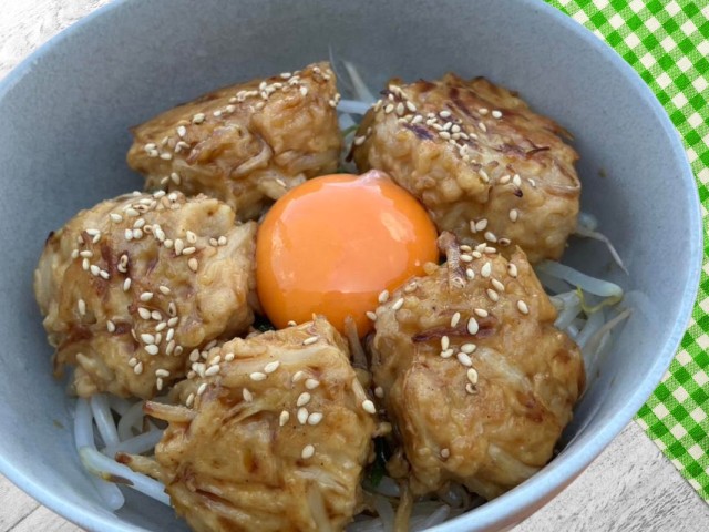 もやしつくね丼