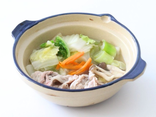 鍋用野菜で手軽にひとり寄せ鍋