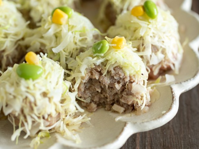 シャキシャキ美味しい　キャベツ焼売