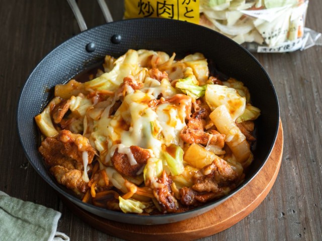 大豆のお肉　お手軽チーズタッカルビ