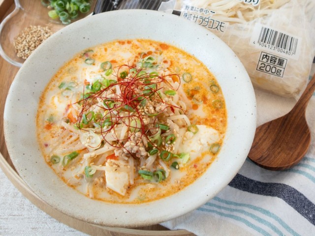 豆乳坦々スープ