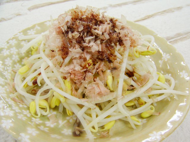 子大豆もやし芽ぐみのおひたし サラダコスモの おいしい発芽野菜レシピ