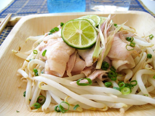 緑豆もやしの冷しゃぶ