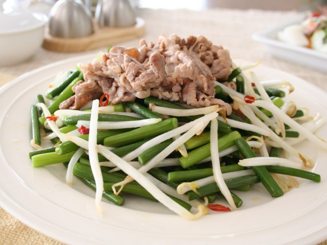 緑豆もやしとにんにくの芽炒め サラダコスモの おいしい発芽野菜レシピ