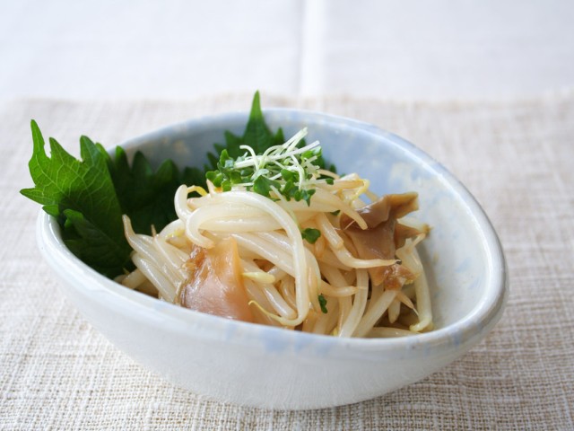緑豆もやしのザーサイ和え