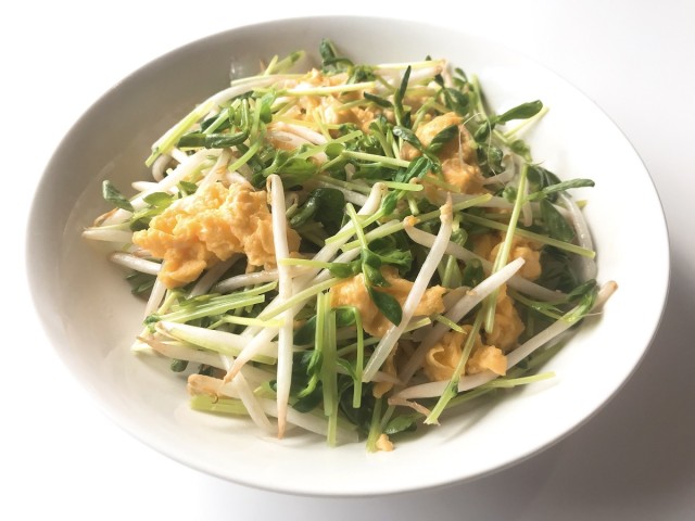 豆苗 のレシピ サラダコスモの おいしい発芽野菜レシピ