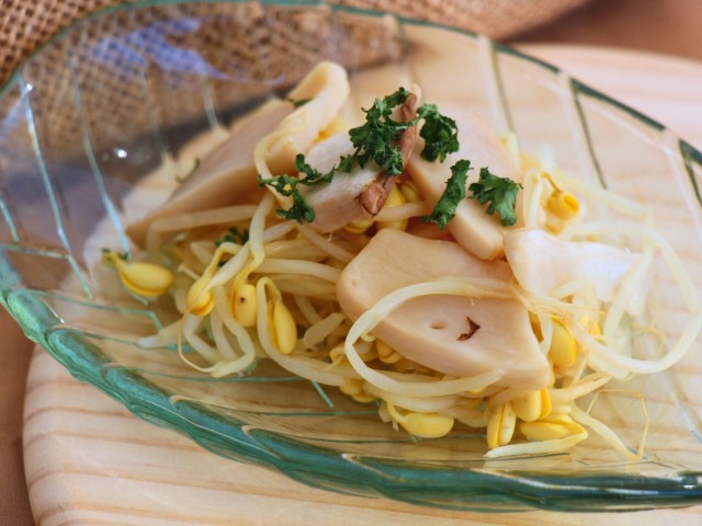 【HOKTOコラボ】子大豆もやし×エリンギ もやしレモン