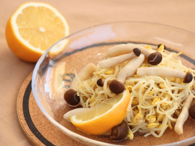 【HOKTOコラボ】子大豆もやし×ブナシメジ もやしレモン