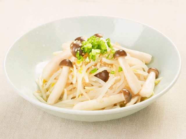 【HOKTOコラボ】黒豆もやし×ブナシメジ さっぱりポン酢和え