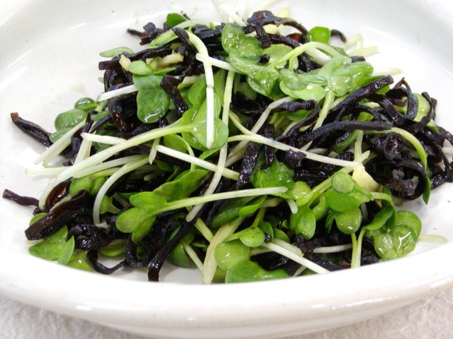 かいわれ大根と塩昆布の簡単和え サラダコスモの おいしい発芽野菜レシピ