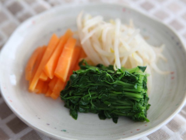 豆苗のナムル