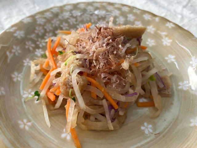 ジューシーな切り干し大根風 炒めサラダ