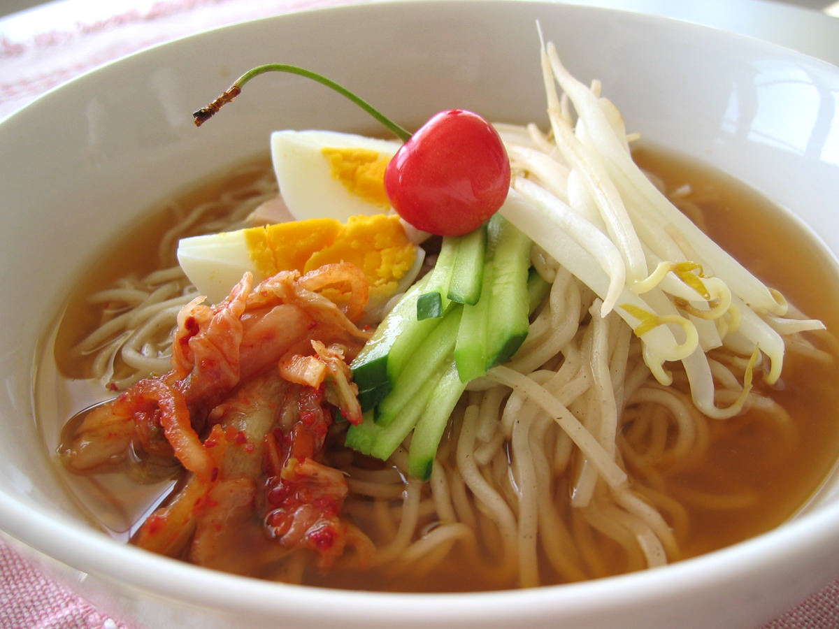 緑豆もやし冷麺