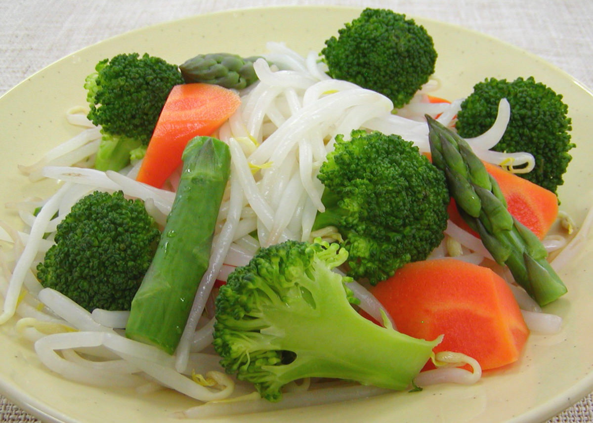 緑豆もやしの温野菜サラダ サラダコスモの おいしい発芽野菜レシピ