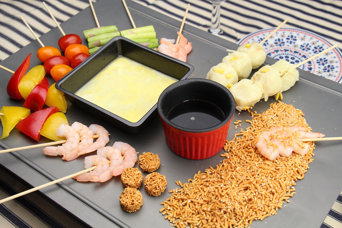 TableFondue&FryPure チーズフォンデュ　串揚げ