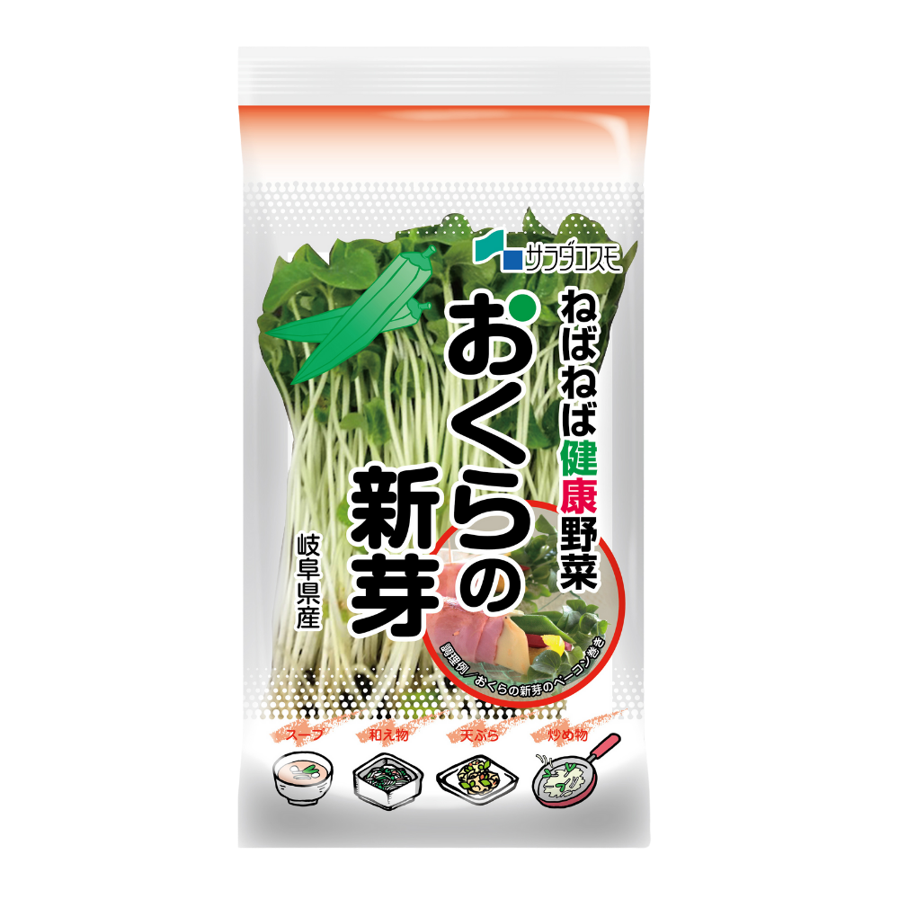 おくらの新芽